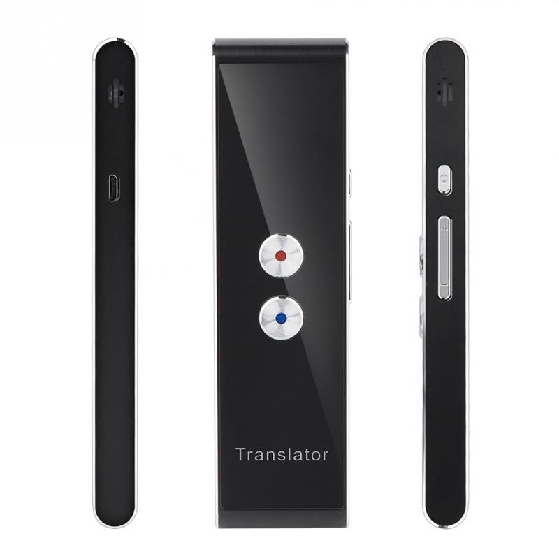 Bluetooth 40 Languages Real Time Speech Translator 2.4G Smart Pocket Interpreter Portable High Quality - Free Shipping - aurelia-clothing-8955