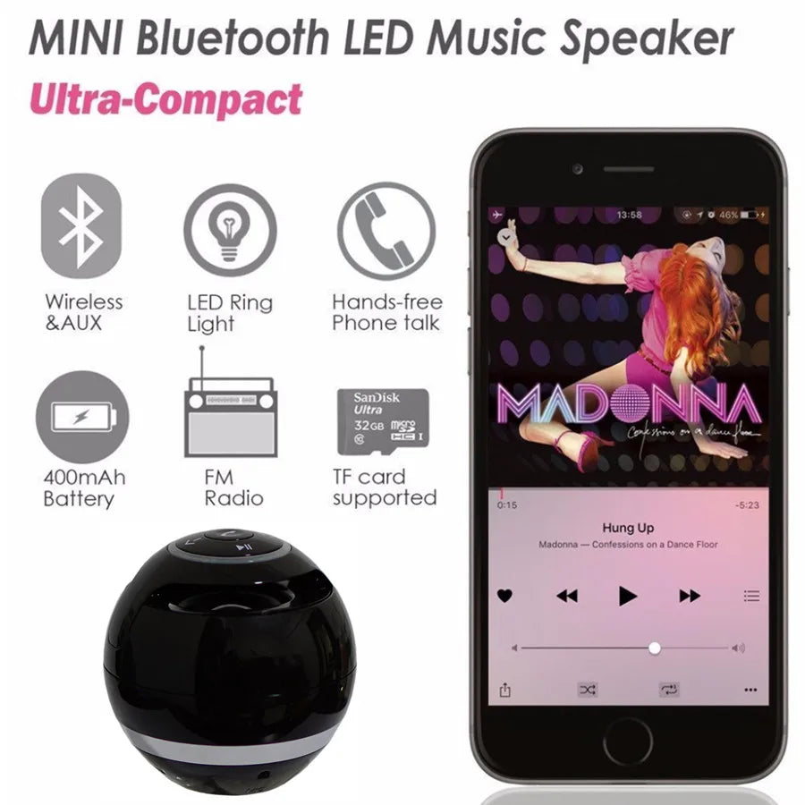 Bluetooth Speaker Mini Portable-Free Shipping - aurelia-clothing-8955