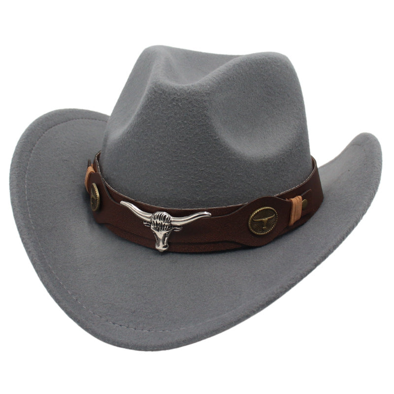 Bullhead Western Cowboy Top Hat-Free Shipping - aurelia-clothing-8955