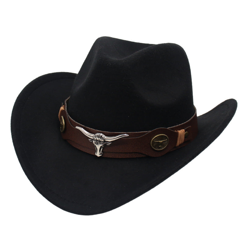 Bullhead Western Cowboy Top Hat-Free Shipping - aurelia-clothing-8955