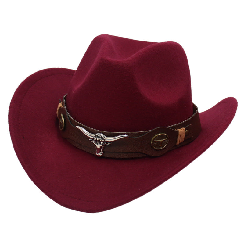 Bullhead Western Cowboy Top Hat-Free Shipping - aurelia-clothing-8955