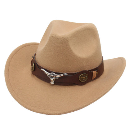 Bullhead Western Cowboy Top Hat-Free Shipping - aurelia-clothing-8955