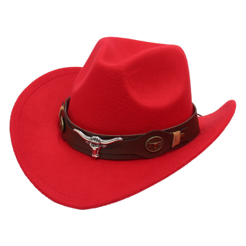 Bullhead Western Cowboy Top Hat-Free Shipping - aurelia-clothing-8955