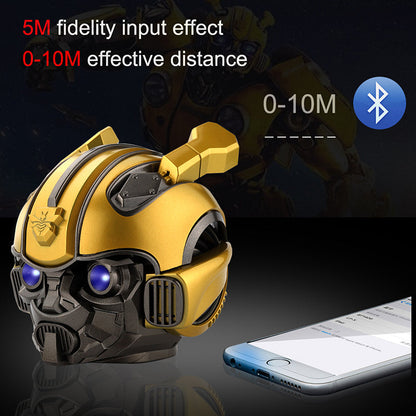 Bumblebee Helmet Wireless Bluetooth Speaker-Free Shipping - aurelia-clothing-8955