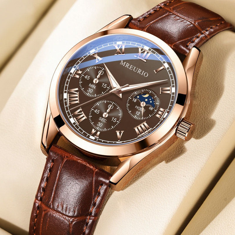 Business Watch Mens Watch Mens Watch Belt Quartz - Free Shipping - aurelia-clothing-8955