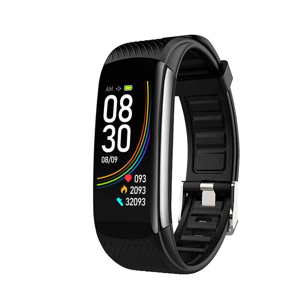 C6T Temperature Measurement Smart Bracelet Blood Pressure Heart Rate Meter Pedometer Watch Sports Bracelet - Free Shipping - aurelia-clothing-8955