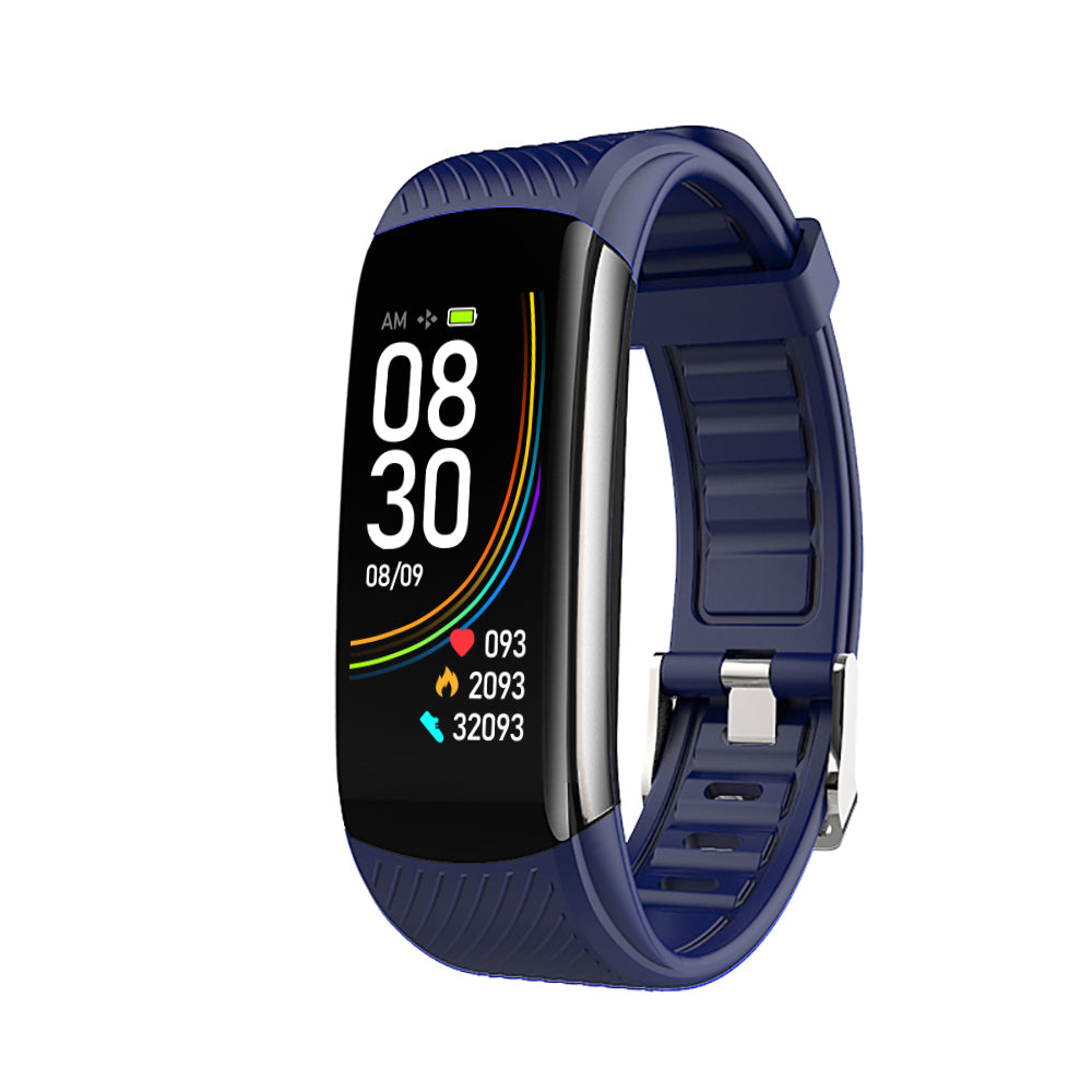 C6T Temperature Measurement Smart Bracelet Blood Pressure Heart Rate Meter Pedometer Watch Sports Bracelet - Free Shipping - aurelia-clothing-8955