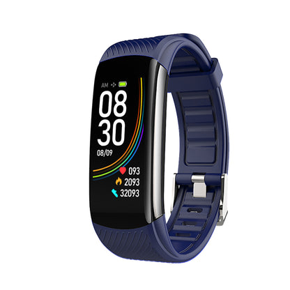 C6T Temperature Measurement Smart Bracelet Blood Pressure Heart Rate Meter Pedometer Watch Sports Bracelet - Free Shipping - aurelia-clothing-8955