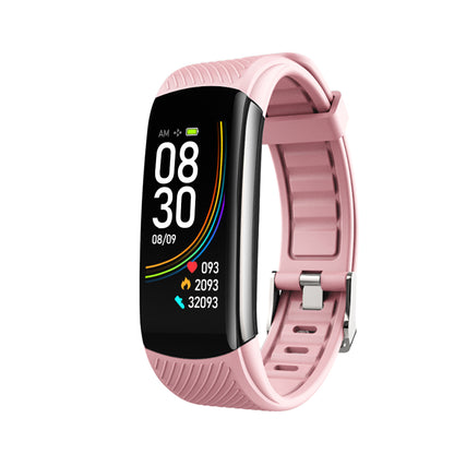 C6T Temperature Measurement Smart Bracelet Blood Pressure Heart Rate Meter Pedometer Watch Sports Bracelet - Free Shipping - aurelia-clothing-8955
