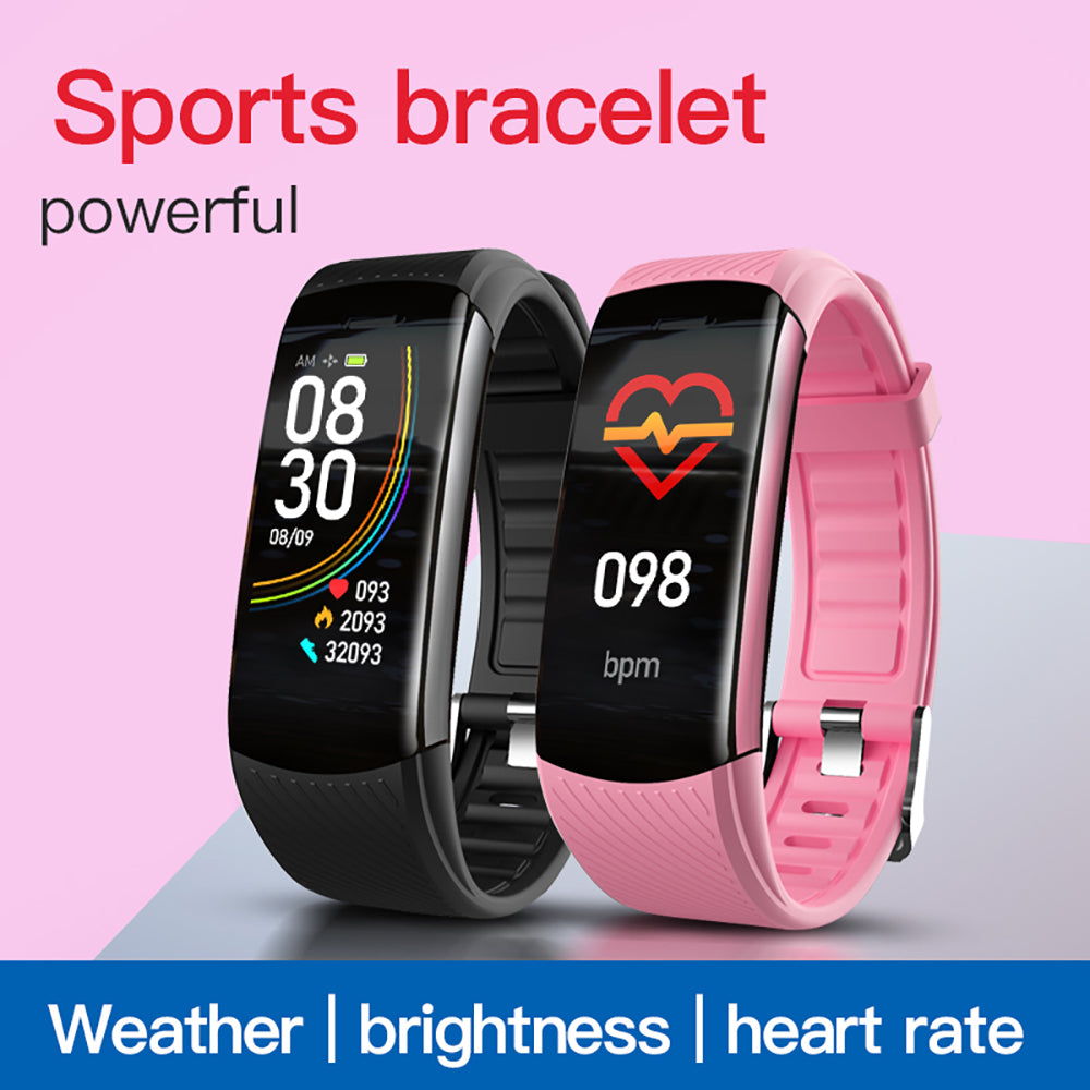 C6T Temperature Measurement Smart Bracelet Blood Pressure Heart Rate Meter Pedometer Watch Sports Bracelet - Free Shipping - aurelia-clothing-8955