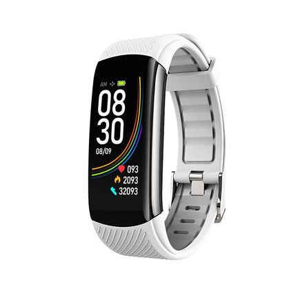 C6T Temperature Measurement Smart Bracelet Blood Pressure Heart Rate Meter Pedometer Watch Sports Bracelet - Free Shipping - aurelia-clothing-8955