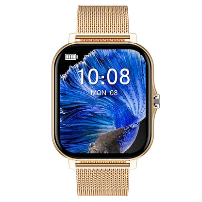 CT2 Smart Watch Full Touch Fitness Smart Watch Heart Rate Monitor Bluetooth Call Waterproof Watch - Free Shipping - aurelia-clothing-8955