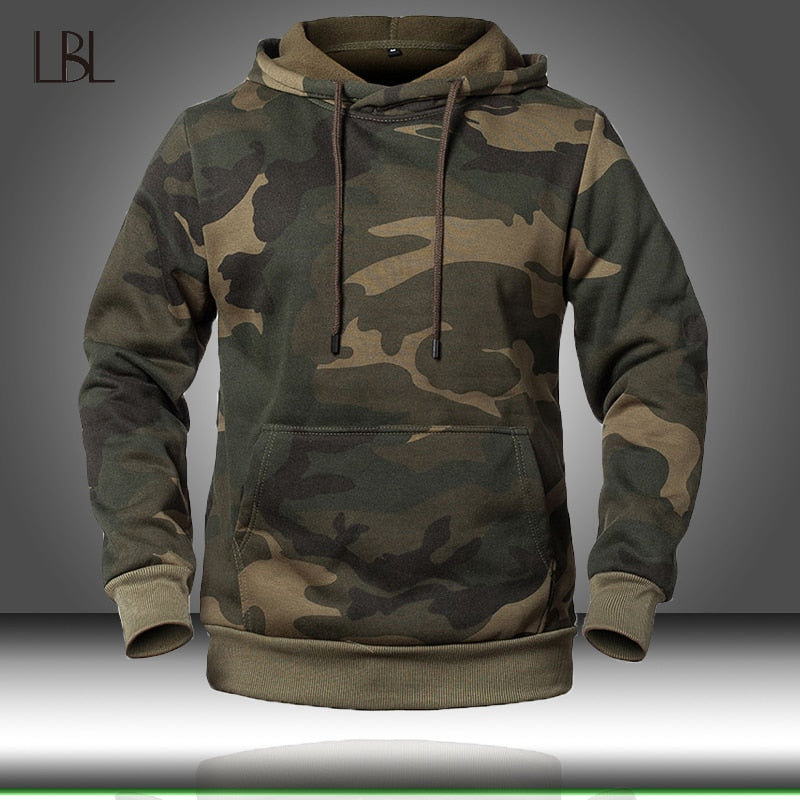 Camouflage Hoodies MenFashion Sweatshirt Male Camo Hoody Hip Autumn Winter Military Hoodie Mens Clothing - Free Shipping - aurelia-clothing-8955