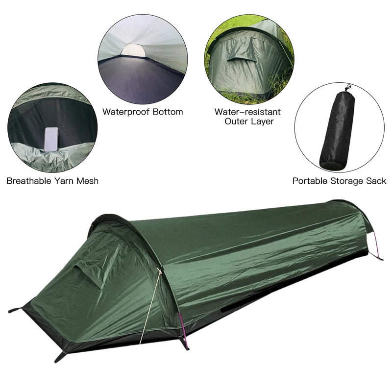 Camping Single Person Tent-Free Shipping - aurelia-clothing-8955