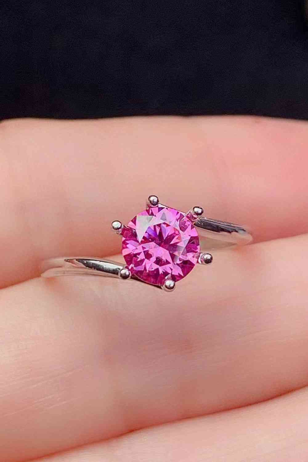 Cant Stop Your Shine 1 Carat Moissanite Ring - aurelia-clothing-8955