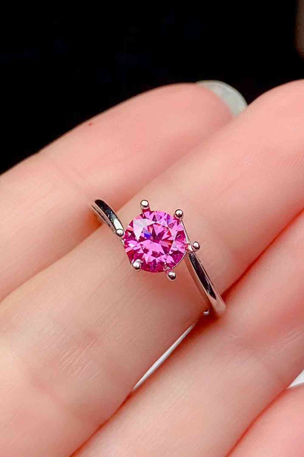 Cant Stop Your Shine 1 Carat Moissanite Ring - aurelia-clothing-8955