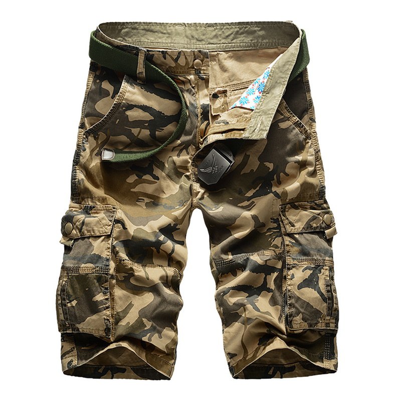 Cargo Shorts Men High Design Camouflage Military Shorts Homme Summer Outwear Hip Hop Casual Cargo Camo Men Shorts - Free Shipping - aurelia-clothing-8955