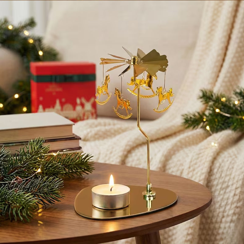 Carousel Candle Spinner Holder-Free Shipping - aurelia-clothing-8955