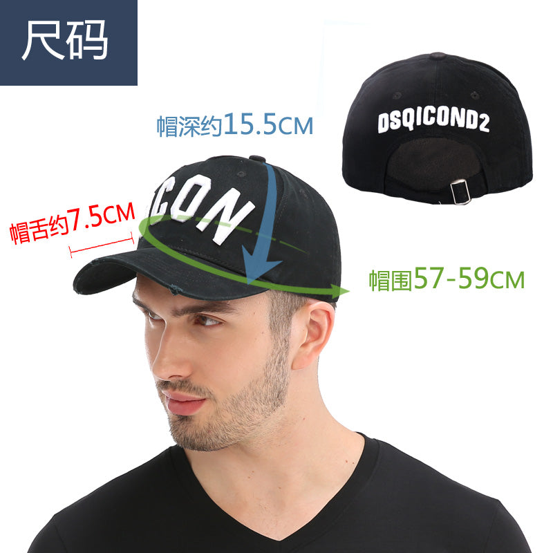 Casquette Hats Solid Pattern Hats Letters ICON Casquette Dad Hip Hop Baseball Cap Snapback Cap - Free Ship - aurelia-clothing-8955