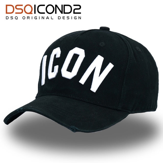 Casquette Hats Solid Pattern Hats Letters ICON Casquette Dad Hip Hop Baseball Cap Snapback Cap - Free Ship - aurelia-clothing-8955