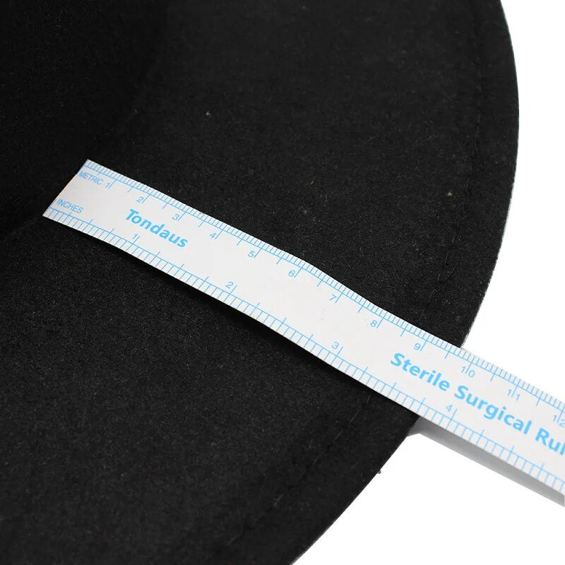 Classical Wide Brim Fedora Hat Black white Wool Hats Men Women Crushable Winter Hat Derby Wedding Church Jazz Hats - Free Shipping - aurelia-clothing-8955