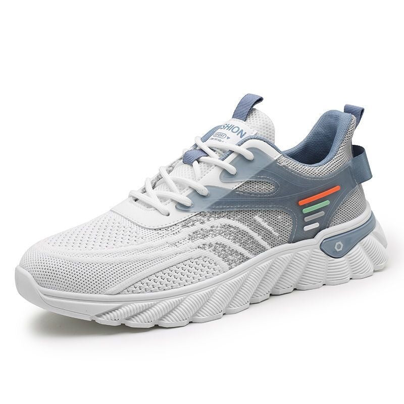 Coconut Mens Shoes Summer Breathable Mesh Shoes Mens Korean Version Versatile Thick Sole Sports Casual Running Shoes - Free Shipping - aurelia-clothing-8955