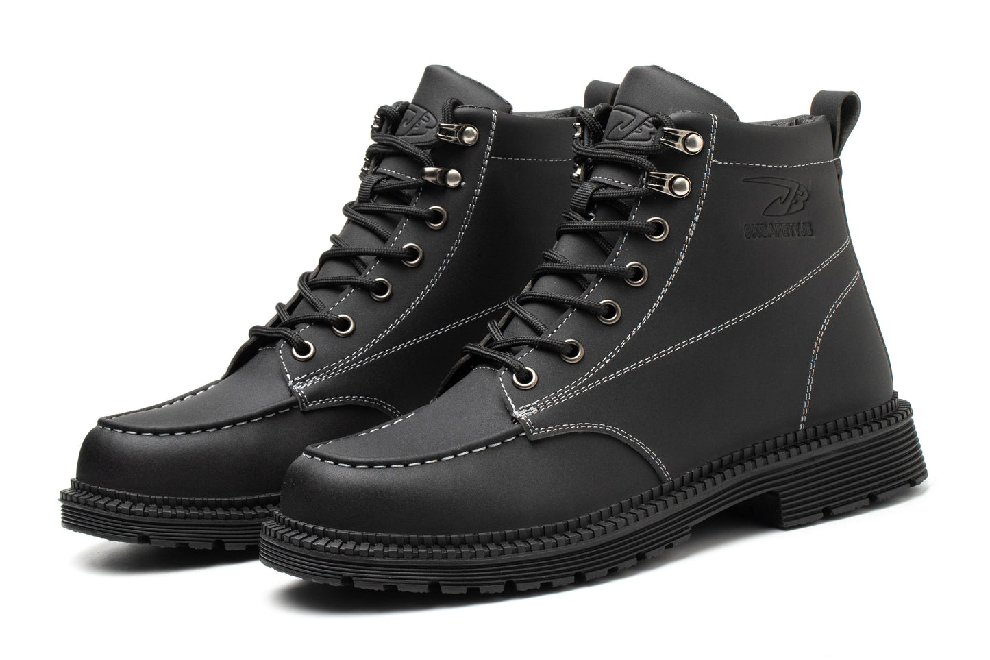 Comfortable And Durable Work Shoes Microfiber Leather Safety Shoes Mens Anti Smash And Anti Puncture Work Shoes - Free Shipping - aurelia-clothing-8955