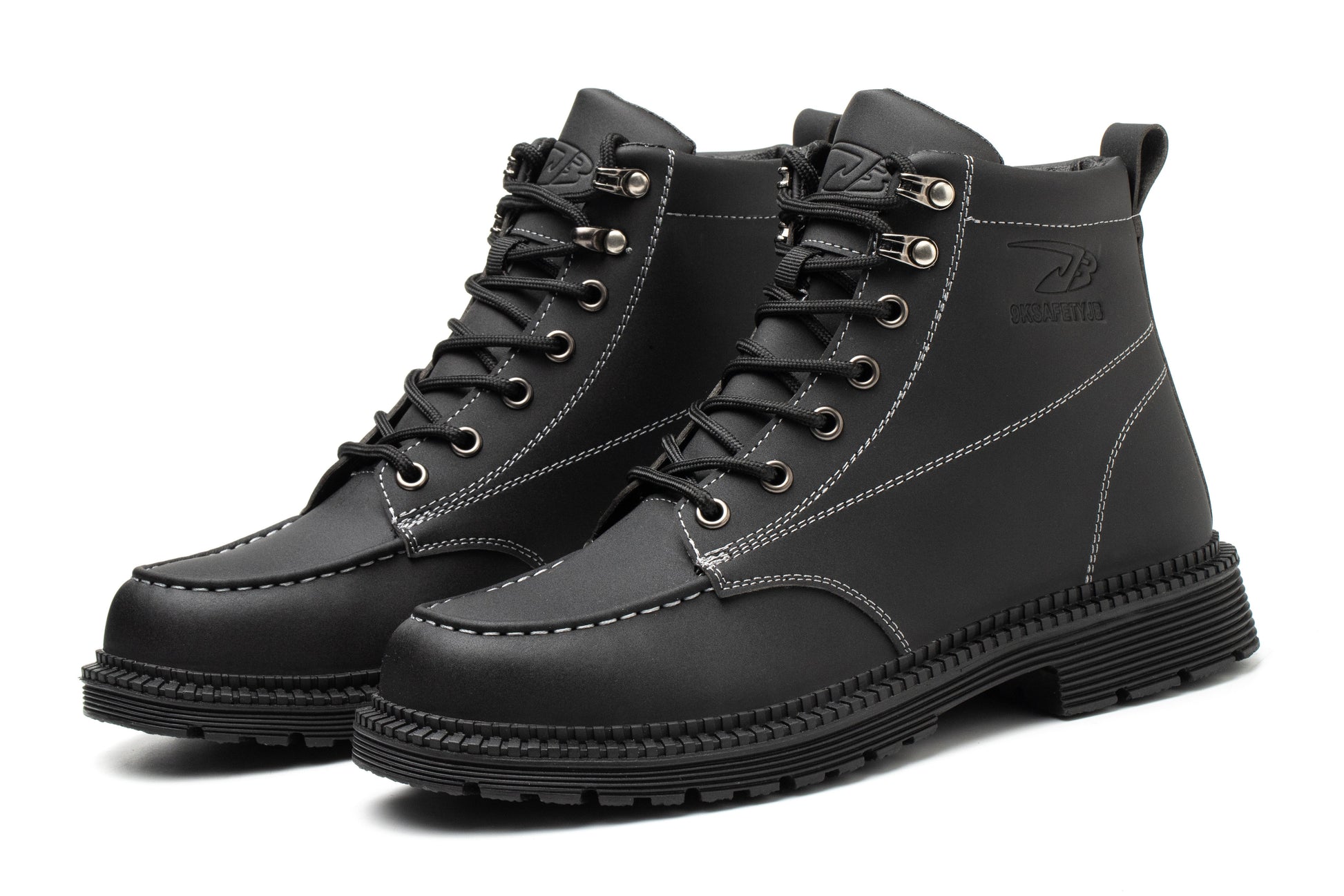 Comfortable And Durable Work Shoes Microfiber Leather Safety Shoes Mens Anti Smash And Anti Puncture Work Shoes - Free Shipping - aurelia-clothing-8955