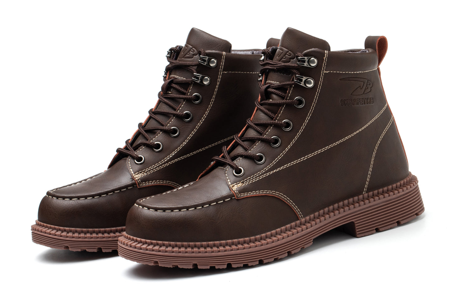 Comfortable And Durable Work Shoes Microfiber Leather Safety Shoes Mens Anti Smash And Anti Puncture Work Shoes - Free Shipping - aurelia-clothing-8955
