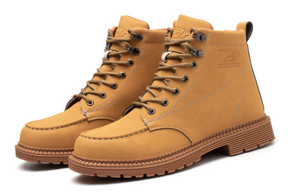 Comfortable And Durable Work Shoes Microfiber Leather Safety Shoes Mens Anti Smash And Anti Puncture Work Shoes - Free Shipping - aurelia-clothing-8955