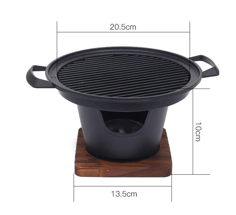 Compact Solo Japanese-Inspired BBQ Grill - Free Shipping - aurelia-clothing-8955