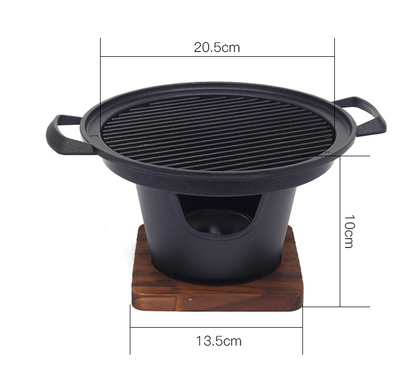 Compact Solo Japanese-Inspired BBQ Grill - Free Shipping - aurelia-clothing-8955