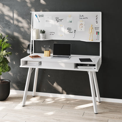 Computer Desk with Storage & Magnetic Dry Erase-Free Shipping - aurelia-clothing-8955