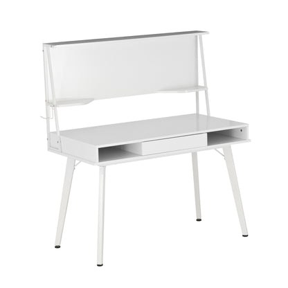 Computer Desk with Storage & Magnetic Dry Erase-Free Shipping - aurelia-clothing-8955
