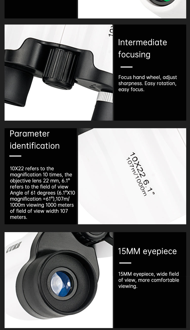 Concert telescope small mini portable special mobile phone for watching dramas high-power high-definition night vision - Free Shipping - aurelia-clothing-8955