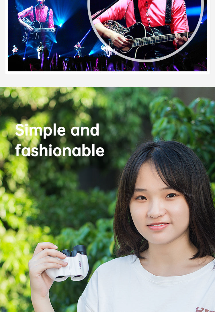 Concert telescope small mini portable special mobile phone for watching dramas high-power high-definition night vision - Free Shipping - aurelia-clothing-8955