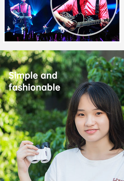 Concert telescope small mini portable special mobile phone for watching dramas high-power high-definition night vision - Free Shipping - aurelia-clothing-8955