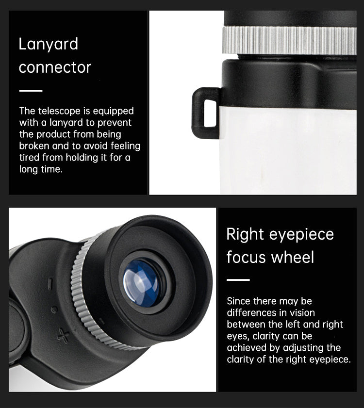 Concert telescope small mini portable special mobile phone for watching dramas high-power high-definition night vision - Free Shipping - aurelia-clothing-8955