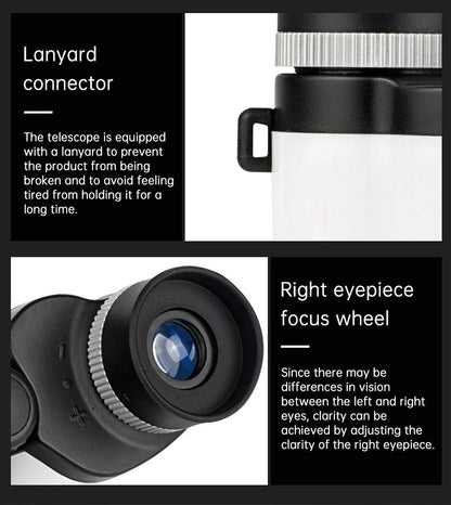 Concert telescope small mini portable special mobile phone for watching dramas high-power high-definition night vision - Free Shipping - aurelia-clothing-8955