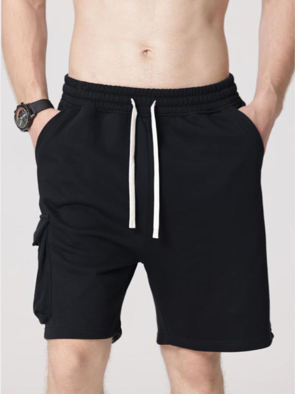 Contrasting Color Stitching Woven Casual Shorts- Free Shipping - aurelia-clothing-8955