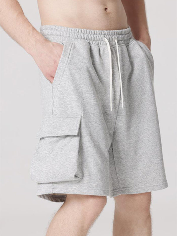 Contrasting Color Stitching Woven Casual Shorts- Free Shipping - aurelia-clothing-8955