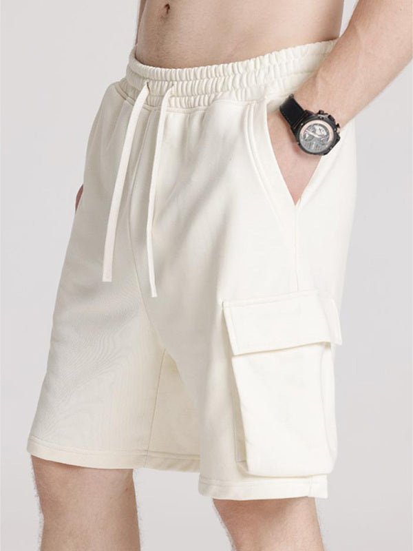 Contrasting Color Stitching Woven Casual Shorts- Free Shipping - aurelia-clothing-8955