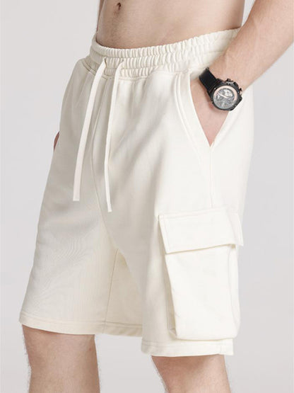Contrasting Color Stitching Woven Casual Shorts- Free Shipping - aurelia-clothing-8955