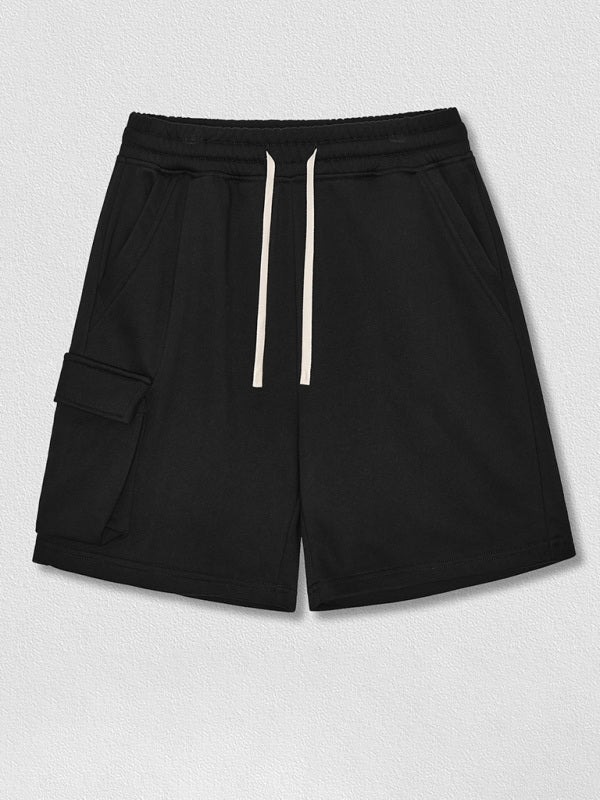 Contrasting Color Stitching Woven Casual Shorts- Free Shipping - aurelia-clothing-8955