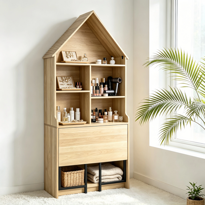 Convertible Hideaway Desk to Bookshelf-Free Shipping - aurelia-clothing-8955