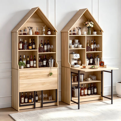 Convertible Hideaway Desk to Bookshelf-Free Shipping - aurelia-clothing-8955