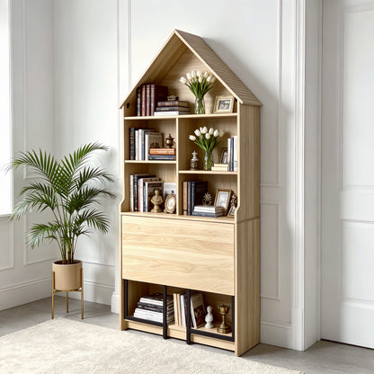 Convertible Hideaway Desk to Bookshelf-Free Shipping - aurelia-clothing-8955