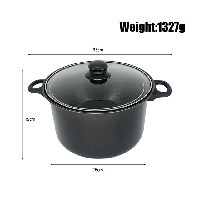 Cooking Pot with Built-In Strainer Water Filter Non-stick Pot Drain Basket Multifunctional Stainless Steel Cooking Pot Dropship - Free Shipping - aurelia-clothing-8955