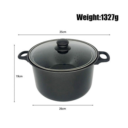 Cooking Pot with Built-In Strainer Water Filter Non-stick Pot Drain Basket Multifunctional Stainless Steel Cooking Pot Dropship - Free Shipping - aurelia-clothing-8955