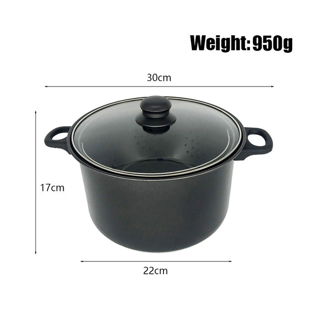 Cooking Pot with Built-In Strainer Water Filter Non-stick Pot Drain Basket Multifunctional Stainless Steel Cooking Pot Dropship - Free Shipping - aurelia-clothing-8955